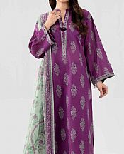 Purple Lawn Suit