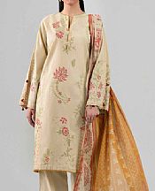 Tan Lawn Suit