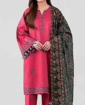 Hot Pink Lawn Suit