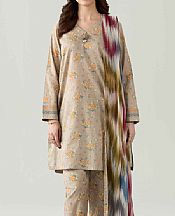 Beige Lawn Suit