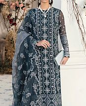 Teal Blue Chiffon Suit