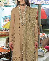 Tan Khaddar Suit