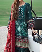 Teal Khaddar Suit- Pakistani Winter Clothing