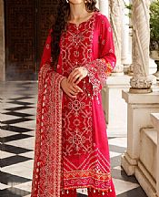Red Linen Suit- Pakistani Winter Clothing
