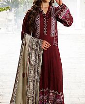 Maroon Linen Suit