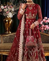 Maroon Chiffon Suit