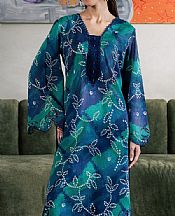 Green/Blue Lawn Suit (2 pcs)
