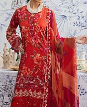 Scarlet Linen Suit