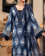 Navy Blue Crepe Suit