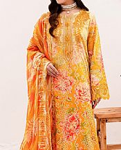 Nureh Mustard Lawn Suit- Pakistani Lawn Dress