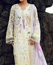 Cream Lawn Suit