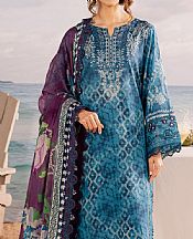 Teal Blue Lawn Suit