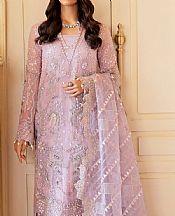Nureh Lilac Chiffon Suit- Pakistani Designer Chiffon Suit
