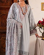 Nureh Grey Lawn Suit- Pakistani Designer Lawn Suits
