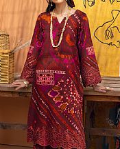 Maroon Khaddar Suit (2 Pcs)- Pakistani Winter Dress