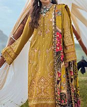 Saffron Yellow Linen Suit- Pakistani Winter Clothing