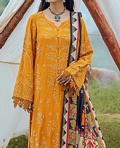 Orange Linen Suit- Pakistani Winter Clothing
