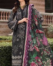 Nureh Black Lawn Suit- Pakistani Lawn Dress