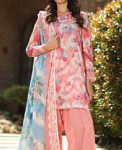 Nureh Pink Lawn Suit- Pakistani Designer Lawn Suits