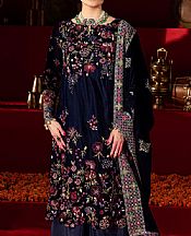Dark Blue Velvet  Suit