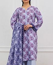 Light Blue/Lilac Lawn Suit