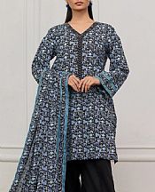 Light Blue/Black Lawn Suit