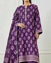 Purple Jacquard Suit
