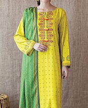 Yellow Linen Suit- Pakistani Winter Dress