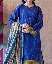 Dark Blue Khaddar Suit