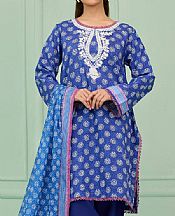 Orient Blue Lawn Suit- Pakistani Designer Lawn Suits