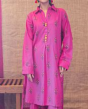 Hot Pink Khaddar Suit (2 Pcs)- Pakistani Winter Clothing