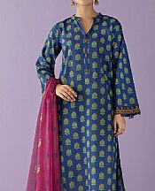 Orient Royal Blue Lawn Suit (2 Pcs)- Pakistani Lawn Dress