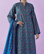 Orient Denim Blue Lawn Suit (2 Pcs)- Pakistani Lawn Dress