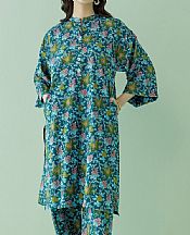 Orient Teal Lawn Suit (2 Pcs)- Pakistani Lawn Dress