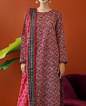 Orient Pink/Black Cambric Suit- Pakistani Winter Clothing