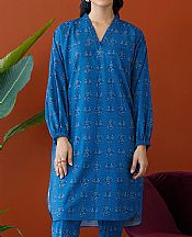 Orient Bright Blue Khaddar Suit (2 Pcs)- Pakistani Winter Dress