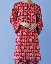 Orient Red Lawn Suit (2 Pcs)- Pakistani Designer Lawn Suits