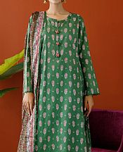 Orient Forest Green Cambric Suit- Pakistani Winter Clothing