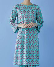 Orient Light Turquoise Cambric Suit (2 Pcs)- Pakistani Lawn Dress