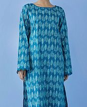 Orient Turquoise Cambric Suit (2 Pcs)