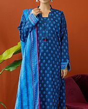 Orient Navy Blue Khaddar Suit- Pakistani Winter Clothing
