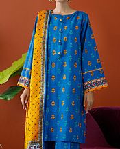 Orient Blue Khaddar Suit- Pakistani Winter Dress