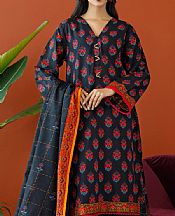 Orient Black Khaddar Suit- Pakistani Winter Clothing