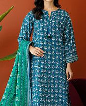 Orient Teal Blue Khaddar Suit- Pakistani Winter Clothing