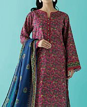 Orient Pink Lawn Suit (2 pcs)- Pakistani Lawn Dress