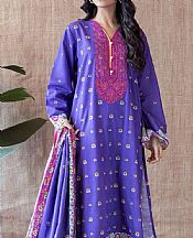 Iris Purple Khaddar Suit- Pakistani Winter Clothing