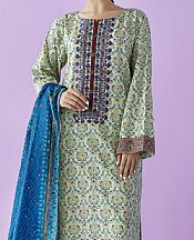 Cream Lawn Suit- Pakistani Lawn Dress