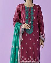 Orient Crimson Lawn Suit- Pakistani Lawn Dress