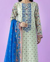 Orient Ash White Lawn Suit- Pakistani Designer Lawn Suits