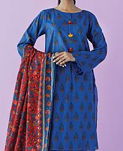 Orient Royal Blue Lawn Suit- Pakistani Designer Lawn Suits